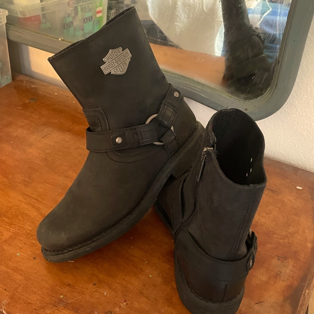 Harley Davidson biker boots